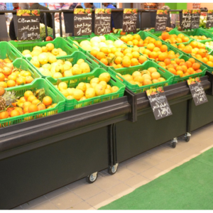 Rayonnage fruits et légumes